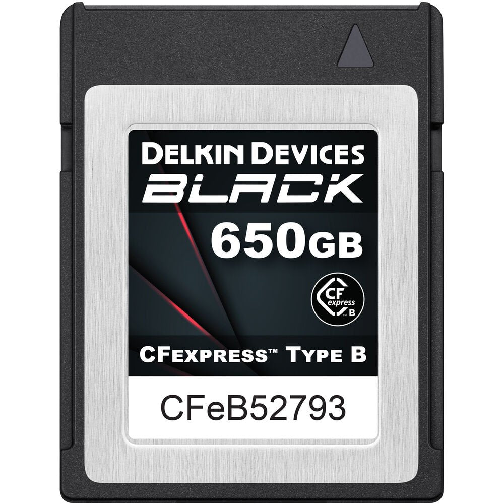 Delkin Devices 650GB BLACK CFexpress Type B Memory Card - cambuy-lives Delkin Devices 650GB BLACK CFexpress Type B Memory Card - cambuy-lives